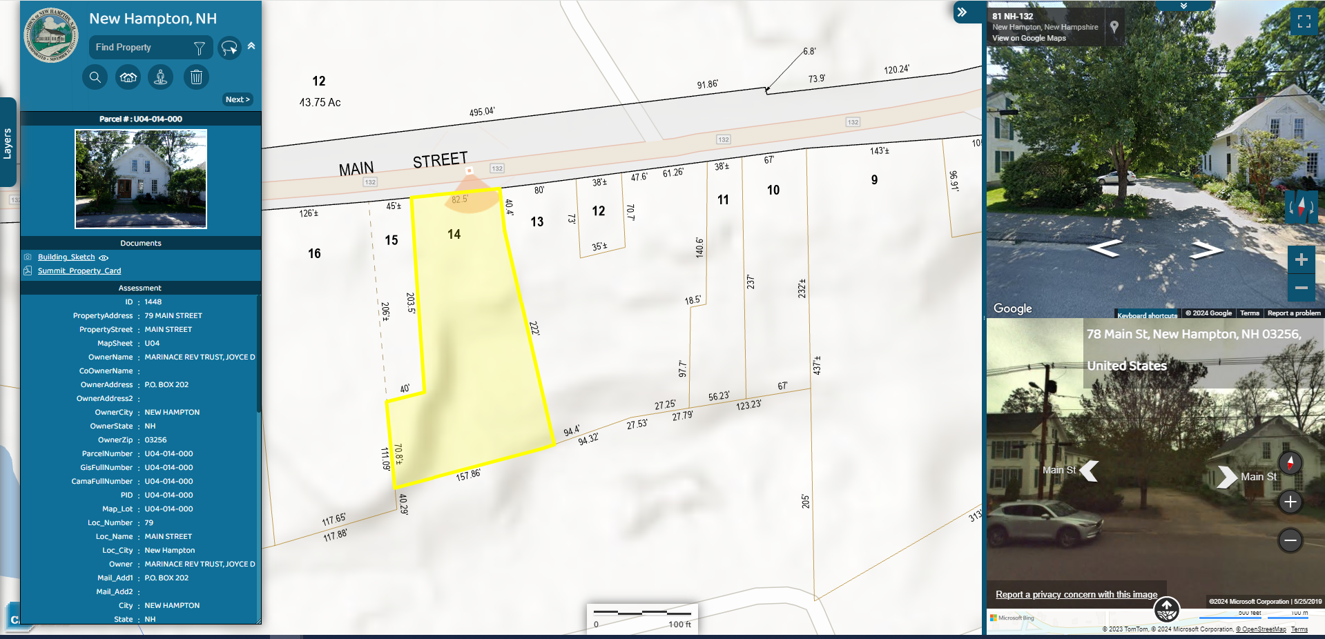 New Hampton, NH GPS Town Boundary Mapping, Tax Map Conversion and